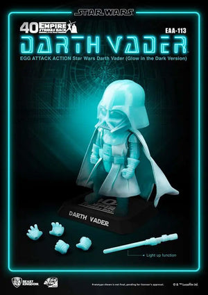 [PREORDINE] Star Wars Darth Vader Glow in the Dark - Egg Attack Action Figure