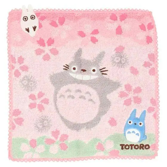 [PREORDINE] Asciugamano Mini Totoro Fiori di Ciliegio Studio Ghibli