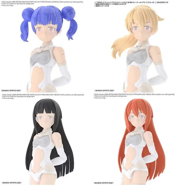 [PREORDINE] 30MS Option Hair Style Parts Vol.3 (4) - Bandai Model Kit