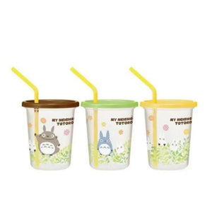 [PREORDINE] Set 3 Bicchieri con Cannuccia - Il Mio Vicino Totoro