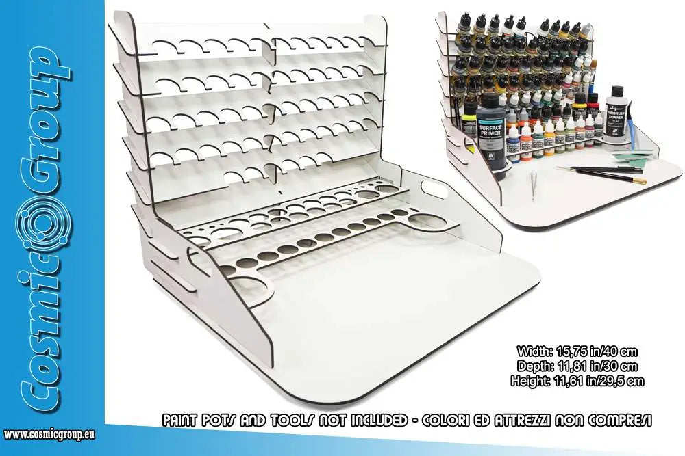 [PREORDINE] Vallejo Paint Display & Workstation con Storage Verticale 40x30cm