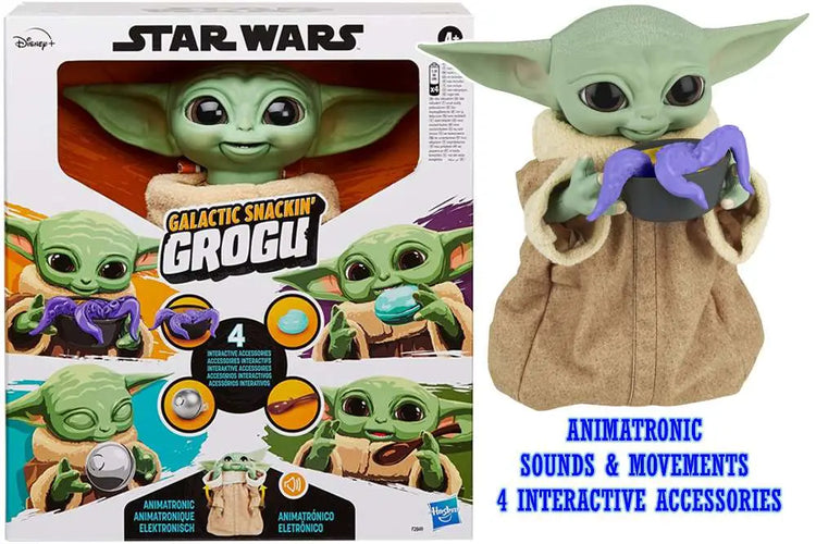 [PREORDINE] Star Wars The Mandalorian: Galactic Snackin’ Grogu Animatronic (The Child)