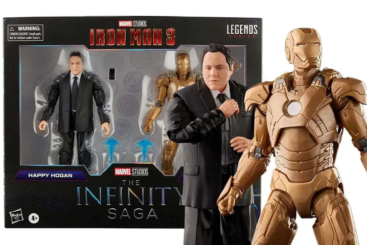 [PREORDINE] Marvel Legends: Happy Hogan & Iron Man MK XXI - Action Figure Set