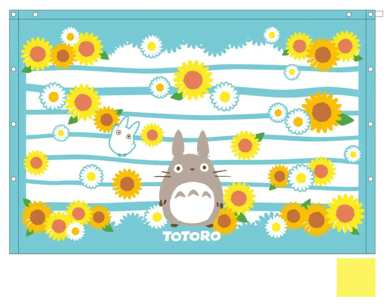 [PREORDINE] Telo Mare Totoro Girasoli 80x120 cm - Studio Ghibli