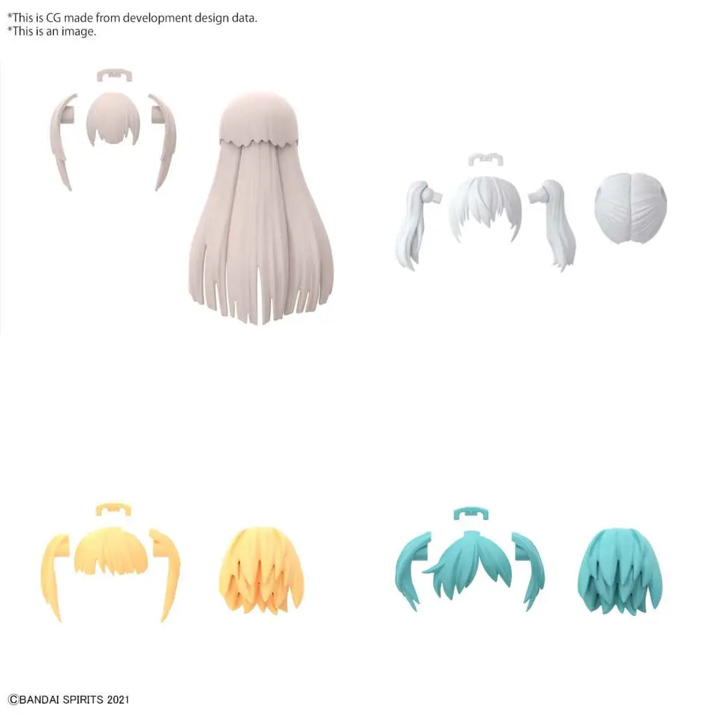 [PREORDINE] 30MS Option Hair Style Parts Vol. 5 (Set da 4) Bandai