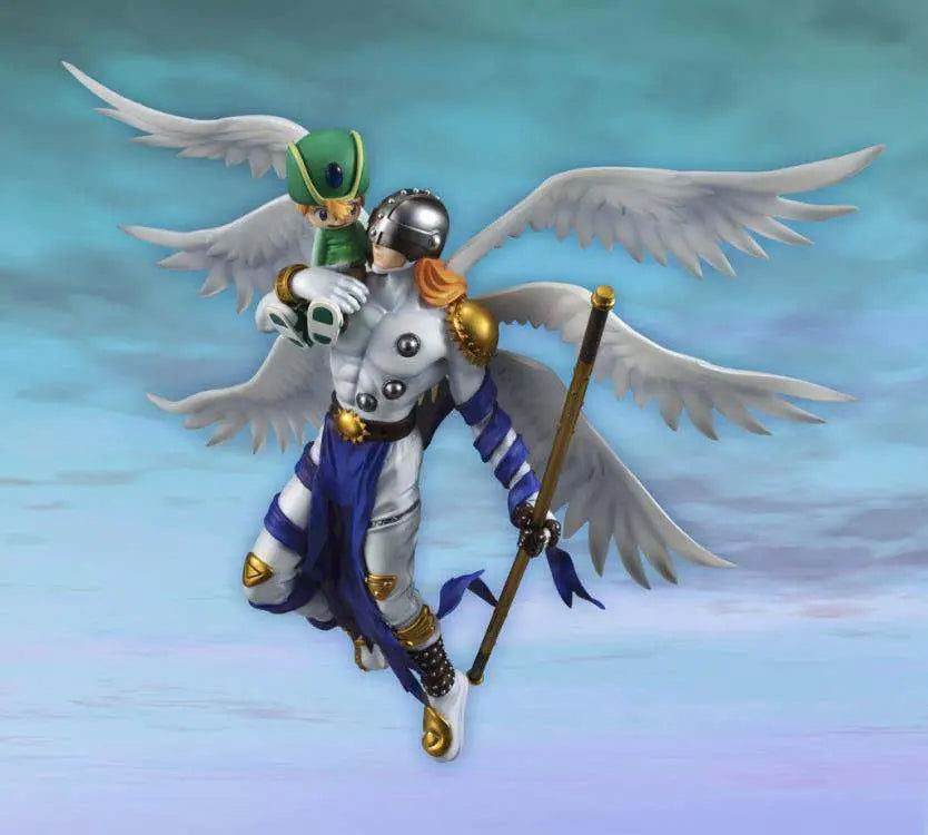 [PREORDINE] Digimon Angemon & Takeru GEM Statua Rerun - Megahouse