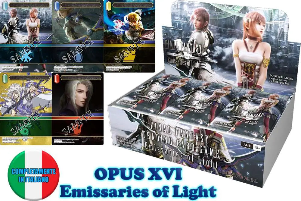 [PREORDINE] FINAL FANTASY TCG: Emissaries of Light Opus XVI - Box 36 Buste ITA