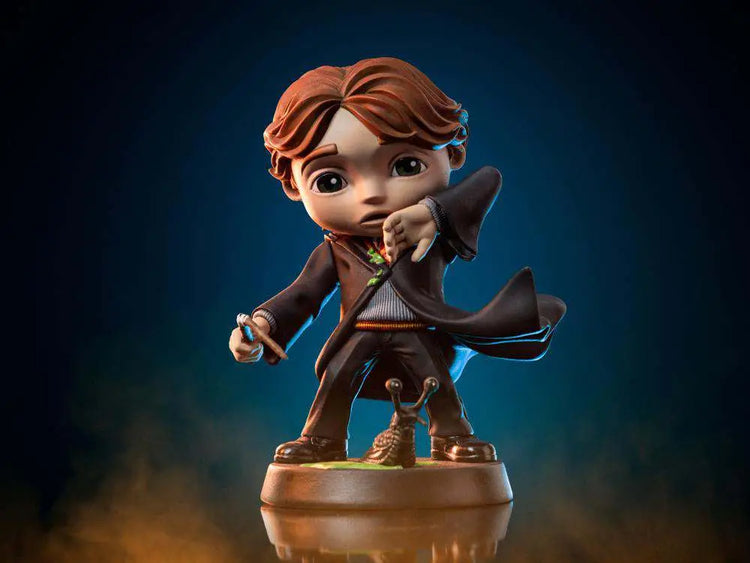 [PREORDINE] Harry Potter Ron Weasley Bacchetta Rotta MiniCo Statua - Iron Studios