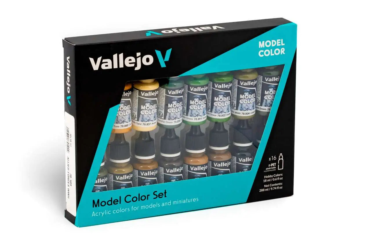 [PREORDINE] Set Colori Vallejo Allied Forces WWII (16) per Modellismo