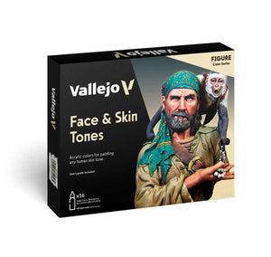 [PREORDINE] Vallejo Set Colori Face & Skin Tones (16) per Modellismo