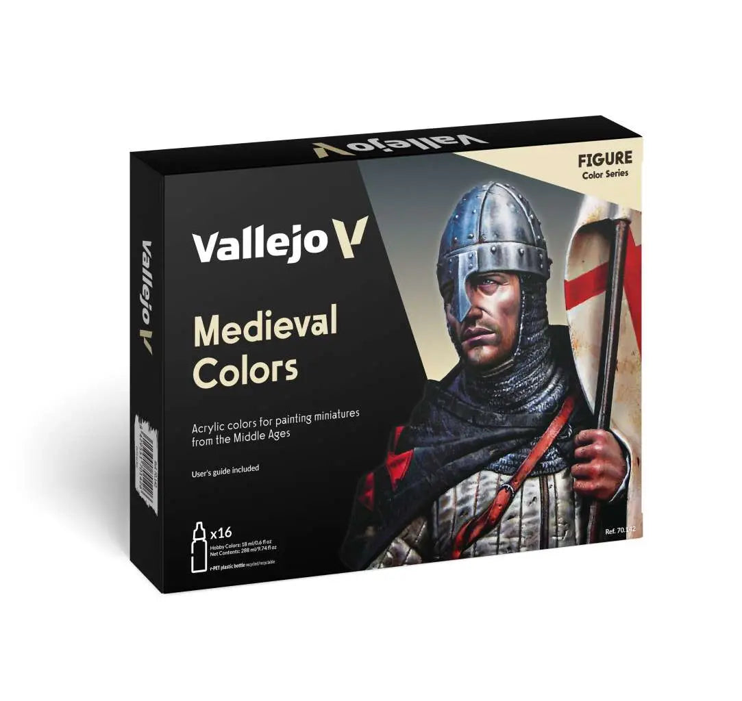 [PREORDINE] Vallejo Medieval Colors Set (16 Colori) 70142