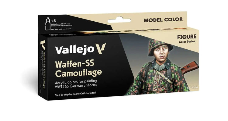 [PREORDINE] Vallejo Set Colori Camouflage Waffen SS (8pz) 70180