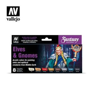 [PREORDINE] Set Colori Vallejo Elves and Gnomes (8) per Miniature