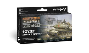 [PREORDINE] Vallejo Colori Set 70202 Soviet Armour Infantry