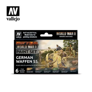 [PREORDINE] Set Colori Vallejo German Waffen SS per Modellismo 70207