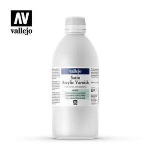 [PREORDINE] Vallejo Auxiliary Satin Varnish 500ml - Vernice Satinata Protettiva