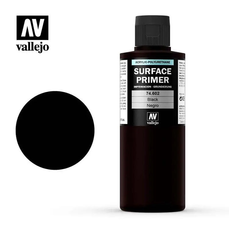 [PREORDINE] Primer Nero Vallejo 200ml per Modellismo e Miniature