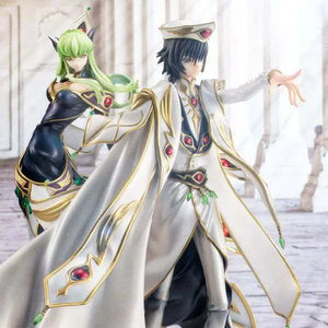 [PREORDINE] Code Geass Lelouch & C.C. G.E.M. Set Statua PVC