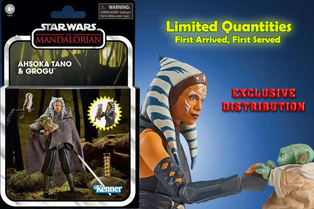 [PREORDINE] Star Wars The Vintage Collection: Ahsoka Tano & Grogu Limited Edition Action Figure Set