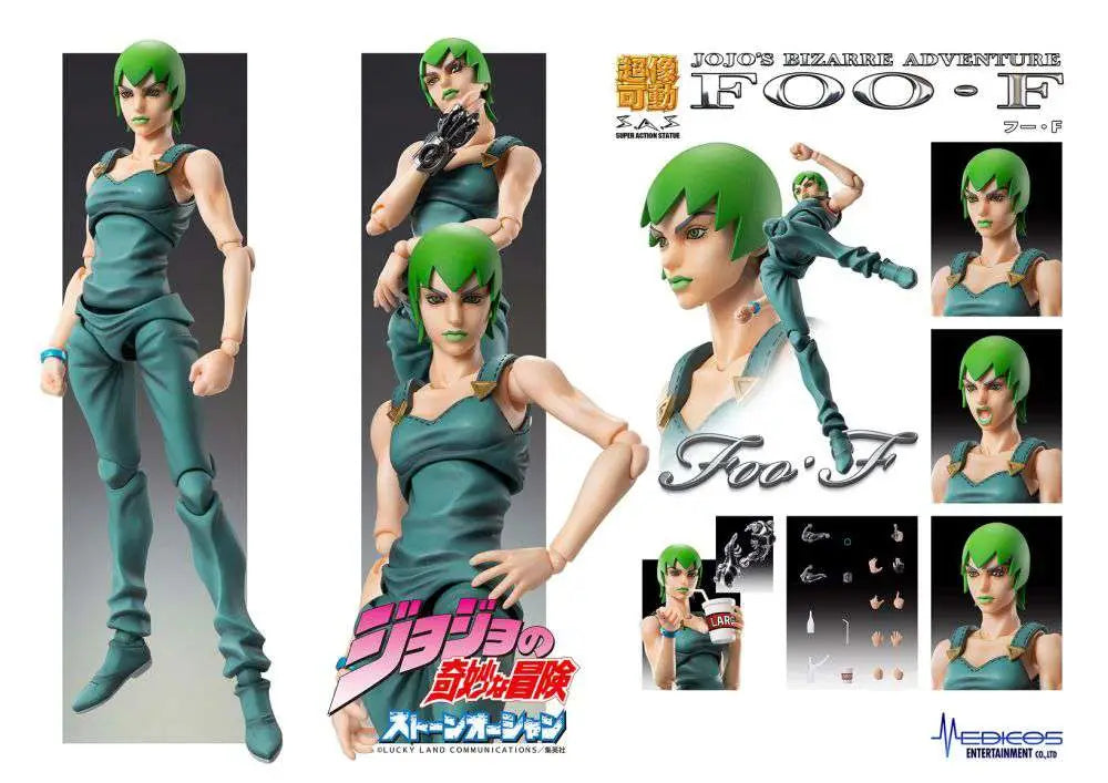[PREORDINE] JoJo's Bizarre Adventure Part 6 Stone Ocean Foo Fighters Chozokado Action Figure