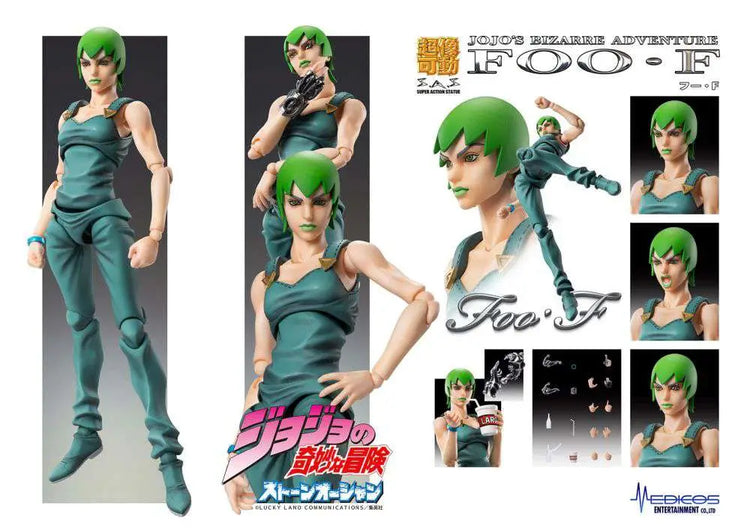 [PREORDINE] JoJo's Bizarre Adventure Part 6 Stone Ocean Foo Fighters Chozokado Action Figure