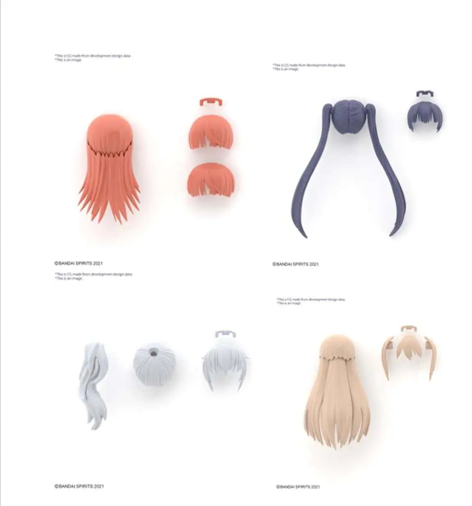 [PREORDINE] 30MS Opzione Capelli Vol. 7 - Set Completo 4 Tipi