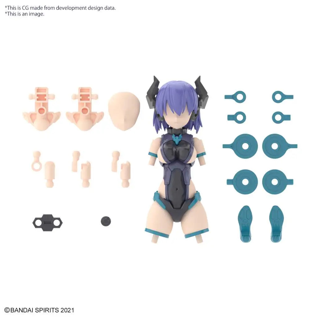 [PREORDINE] 30MS OPT Parts Set 7 Evil Costume Color - Bandai Model Kit