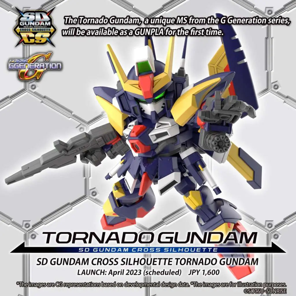[PREORDINE] SD Cross Silhouette Gundam Tornado - Model Kit Bandai Gunpla