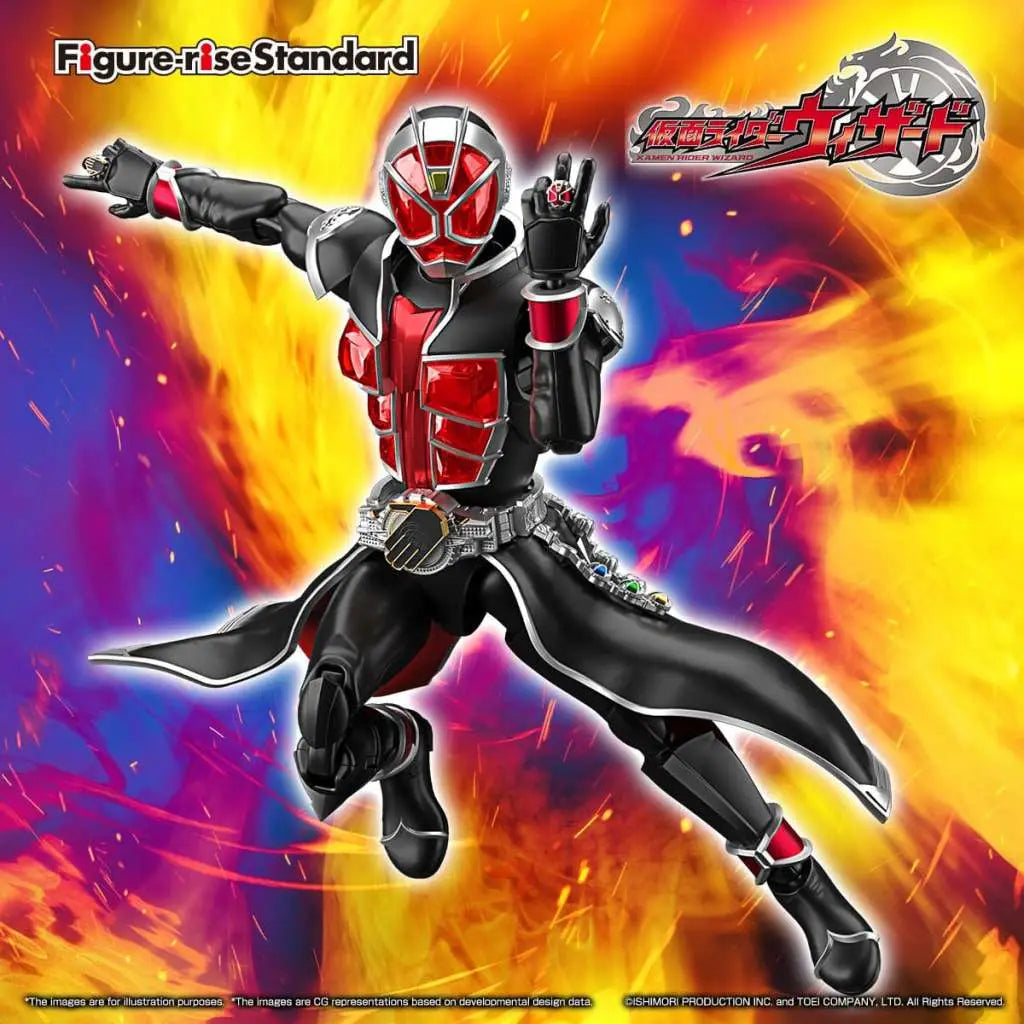 [PREORDINE] Figure-rise Standard Kamen Rider Wizard Flame - Model Kit Bandai