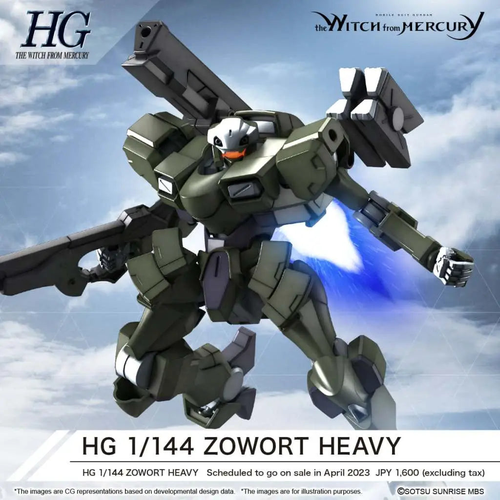 [PREORDINE] HG Zowort Heavy 1/144 - Mobile Suit Gundam: The Witch from Mercury
