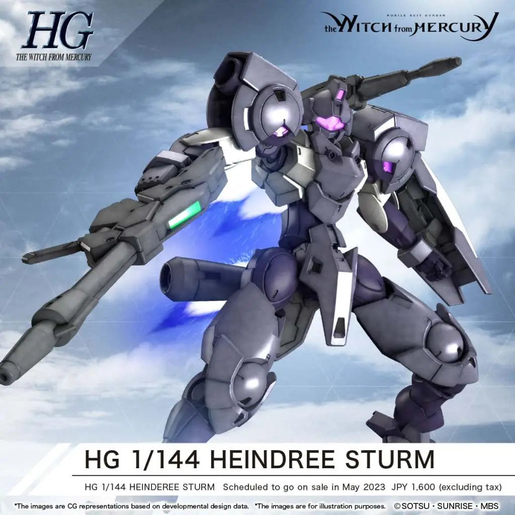 [PREORDINE] HG HEINDREE STURM 1/144 - Model Kit Gundam The Witch From Mercury