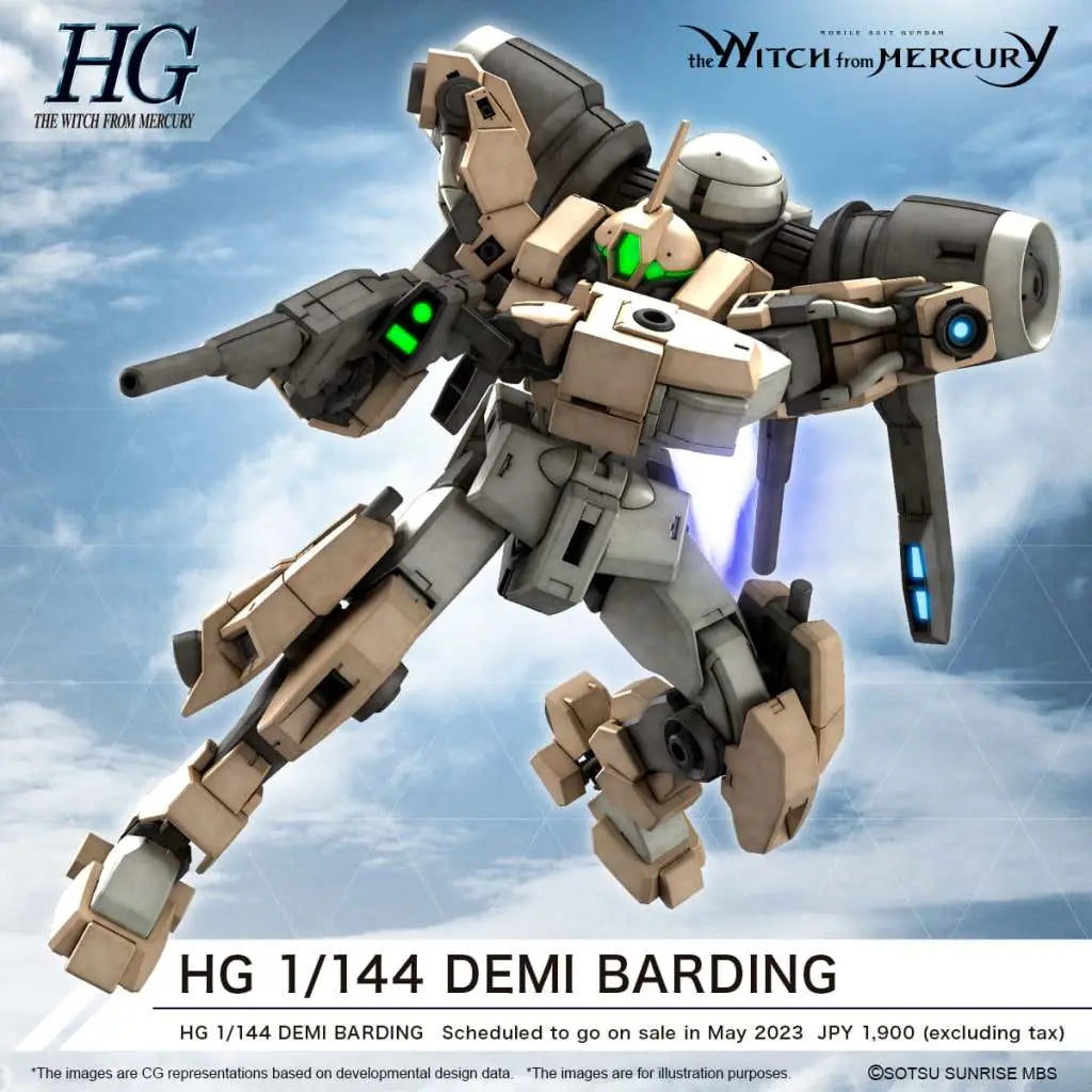 [PREORDINE] HG Demi Barding 1/144 - Model Kit Gundam