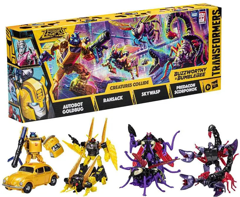 [PREORDINE] Transformers Creatures Collide 4-Pack Action Figure Hasbro