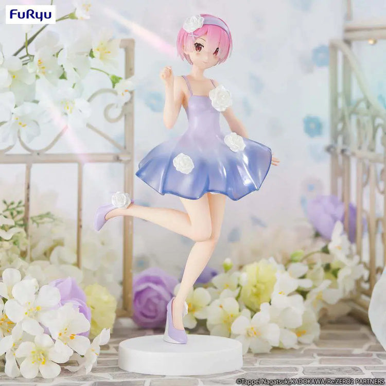 [PREORDINE] Re:ZERO - Ram Flower Dress Trio-Try-It Figure FURYU