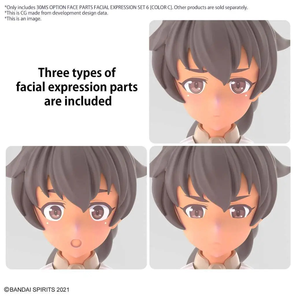 [PREORDINE] 30MS OP FACE PT Set Espressioni Facciali 6 Colori C