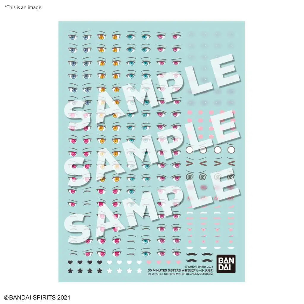 30MS Water Decals Multiuse 2 - Decalcomanie ad Acqua per Model Kit