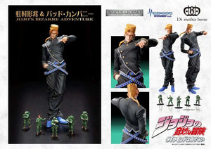 [PREORDINE] Jojo's Bizarre Adventure - Keicho & Bad Company - Statue Legend Rerun