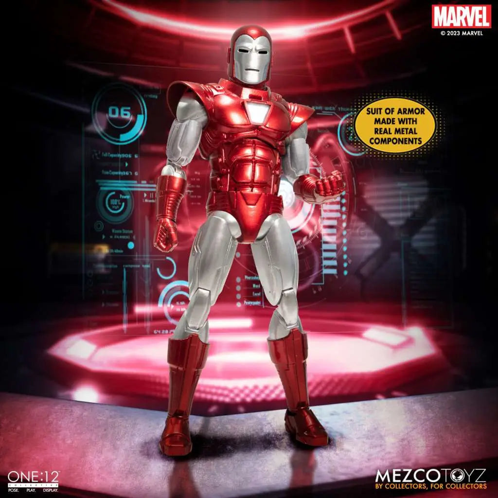 [PREORDINE] Iron Man Silver Centurion One:12 Collective - Mezco Toys