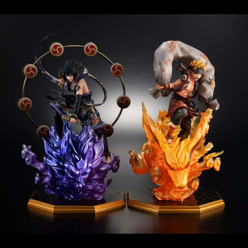 [PREORDINE] Naruto Shippuden: Set Statue Naruto & Sasuke G.E.M. Divinità