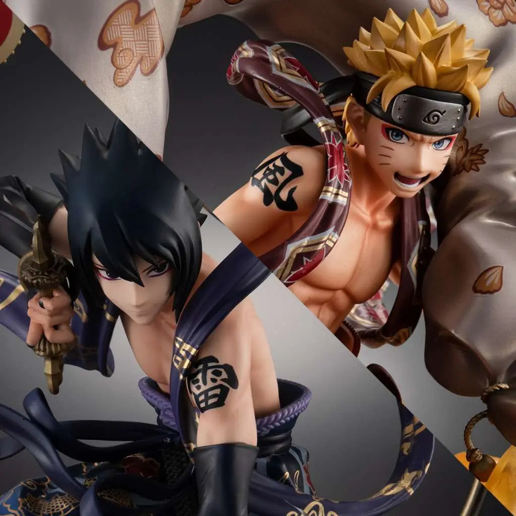 [PREORDINE] Naruto Shippuden: Set Statue Naruto & Sasuke G.E.M. Divinità