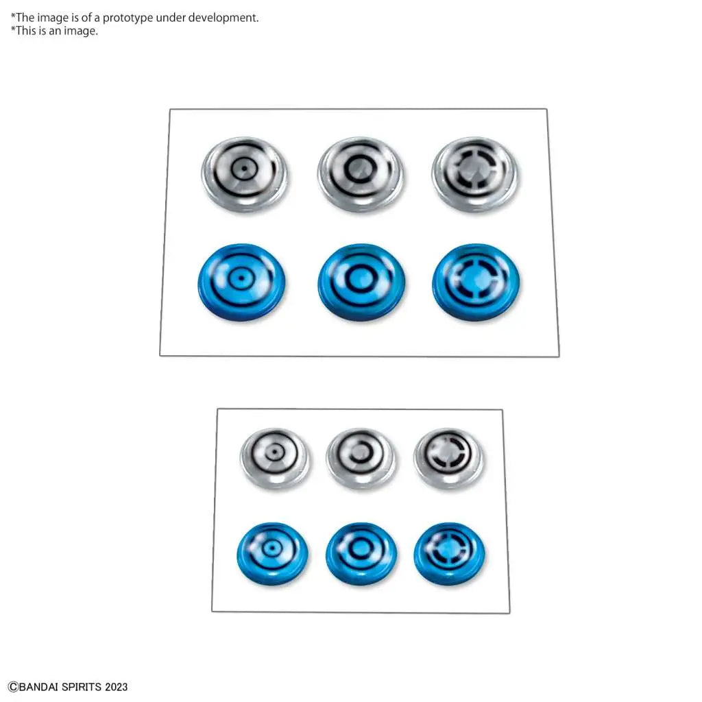 30MM Customize Material: Adesivi 3D per Lenti (Set 2) - Bandai Model Kit