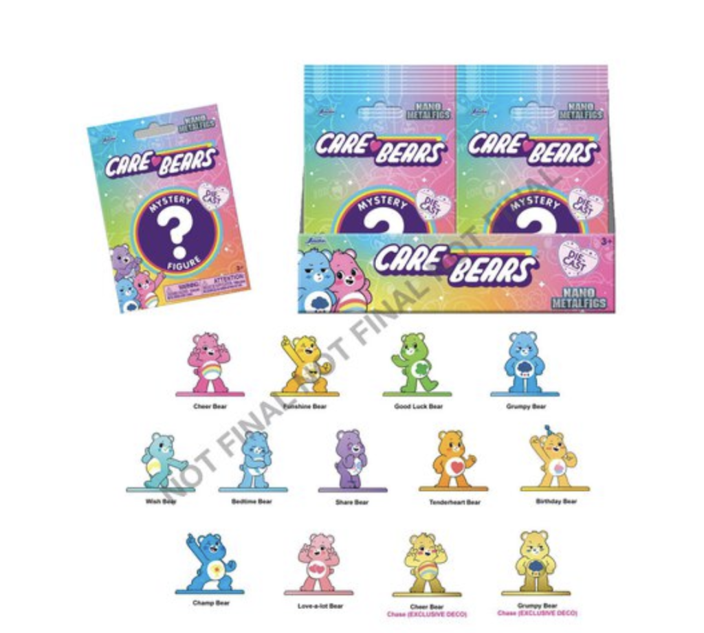 [PREORDER] CAREBEAR - Display of Blind Nano Figures - 12 Assortment - 24pc
