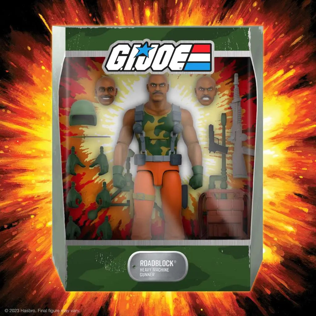 [PREORDINE] G.I. Joe Ultimates W5 Roadblock Action Figure Super7