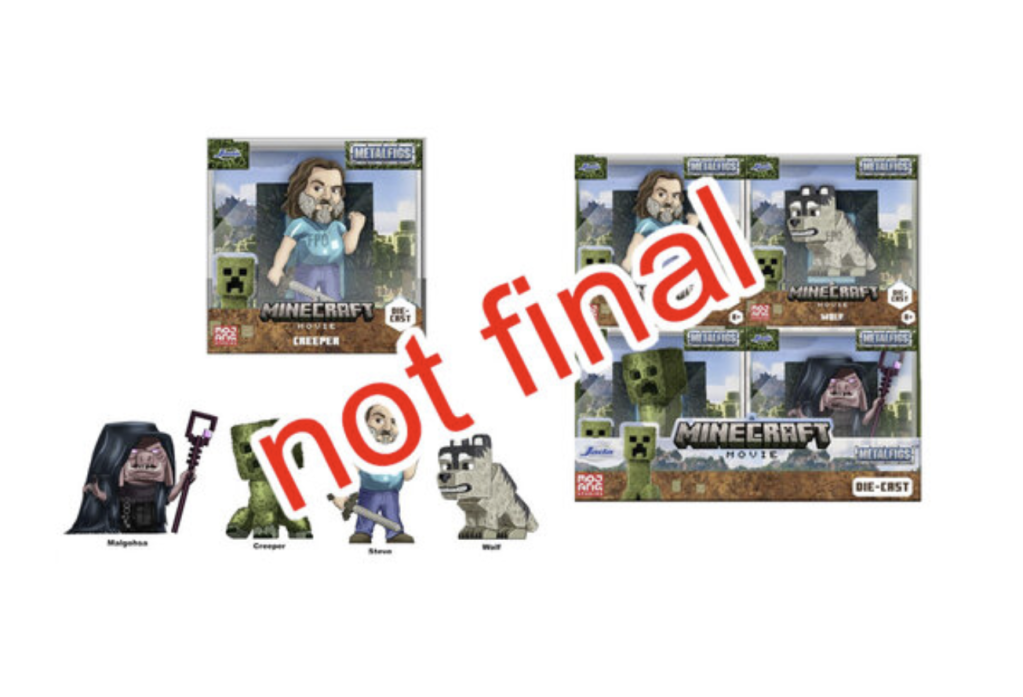 [PREORDER] MINECRAFT MOVIE - Display of 2,5" Figures - 4 Modèles - 12pc - Wave 5