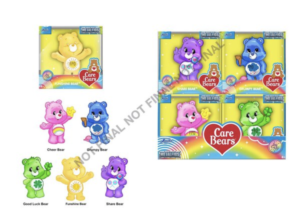 [PREORDER] CAREBEAR - Display of 2,5inch Figures - 5 Modèles - 12pc - Wave 1
