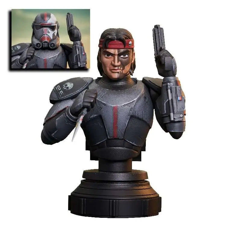 [PREORDINE] STAR WARS BAD BATCH HUNTER Busto 1/7 Diamond Select