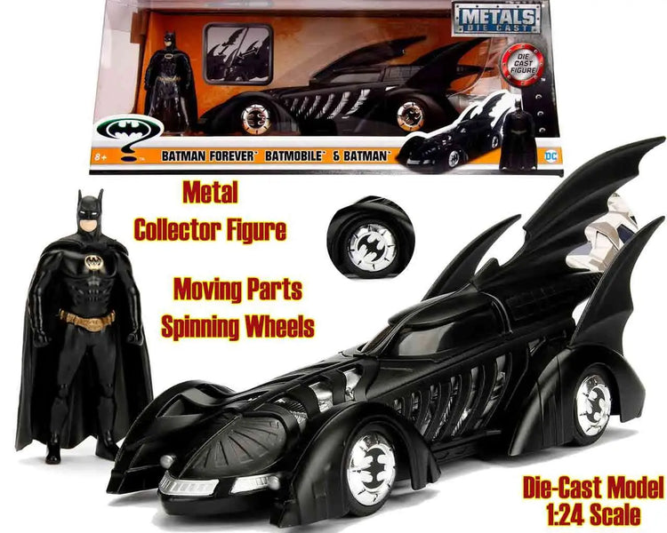 [PREORDINE] Batman Forever Batmobile & Batman 1/24 Die-Cast Model Jada Toys