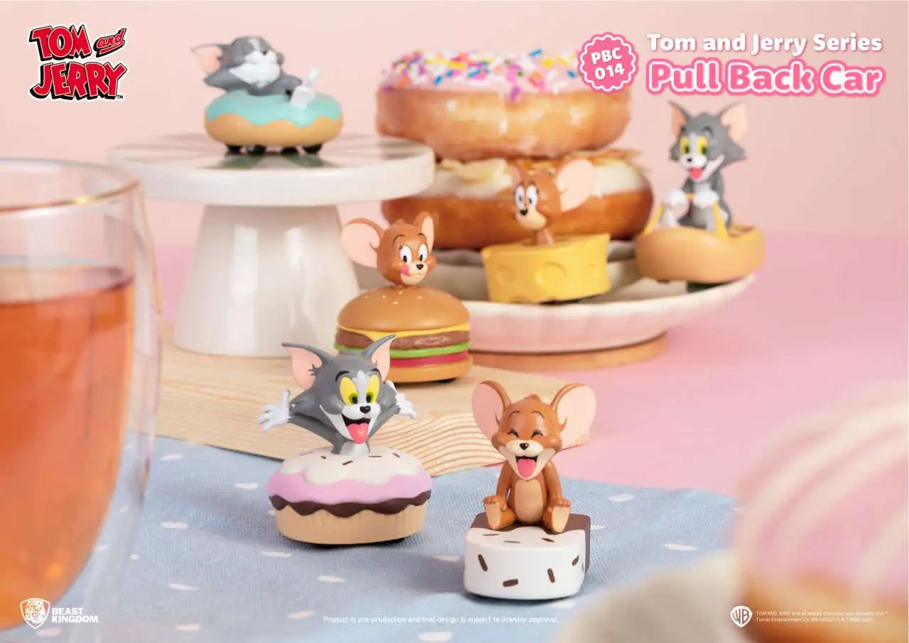 [PREORDINE] Tom & Jerry Pull Back Car Display (6 Veicoli a Sorpresa)