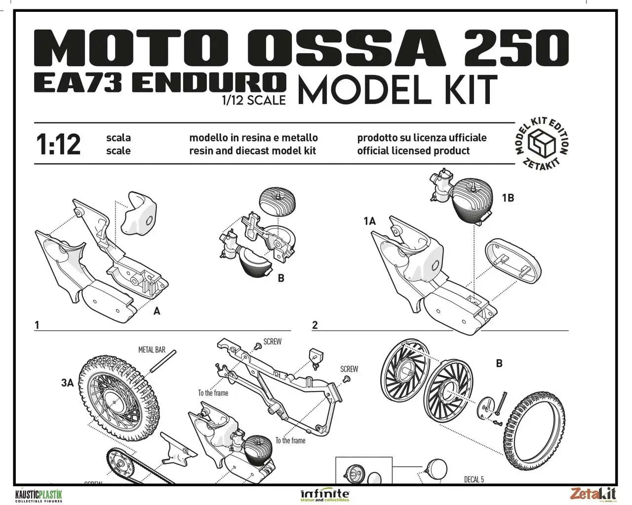[PREORDINE] Moto Ossa Perfect Model Kit 1/12 - Infinite Statue