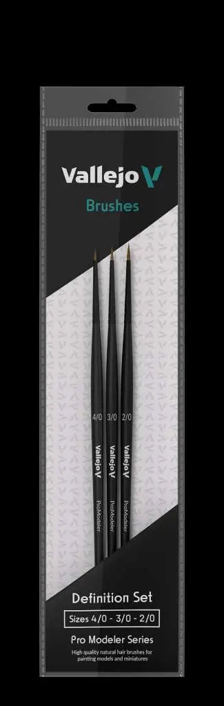 [PREORDINE] Set Pennelli Naturali Vallejo Pro Definition B01990